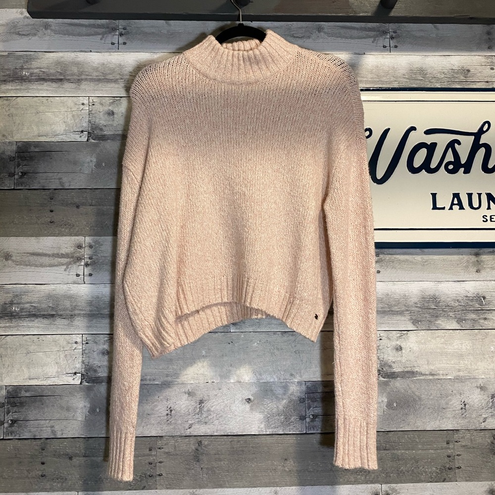 Cropped Turtleneck Sweater